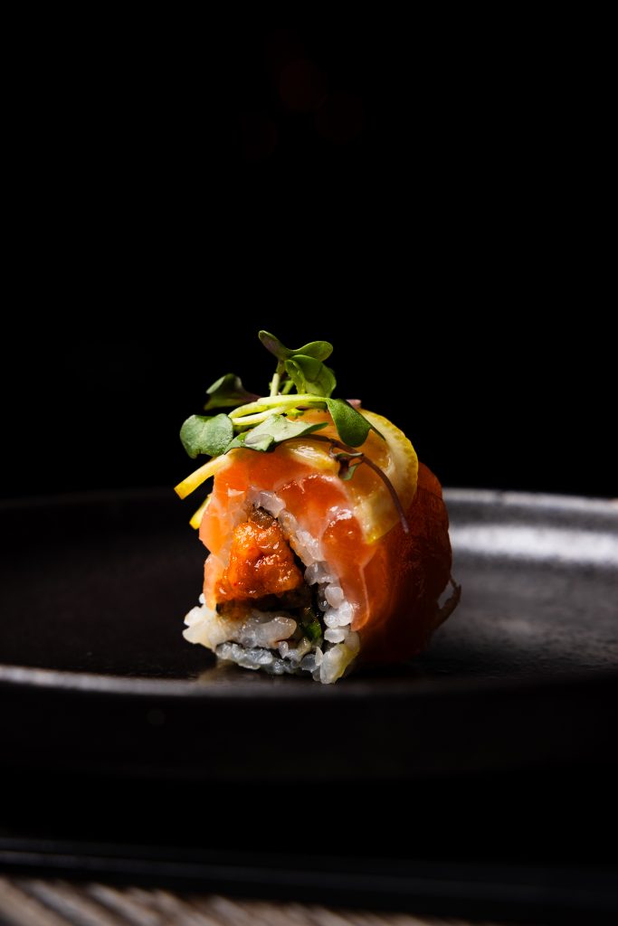 close up photo of sushi from Glass Box Del Mar