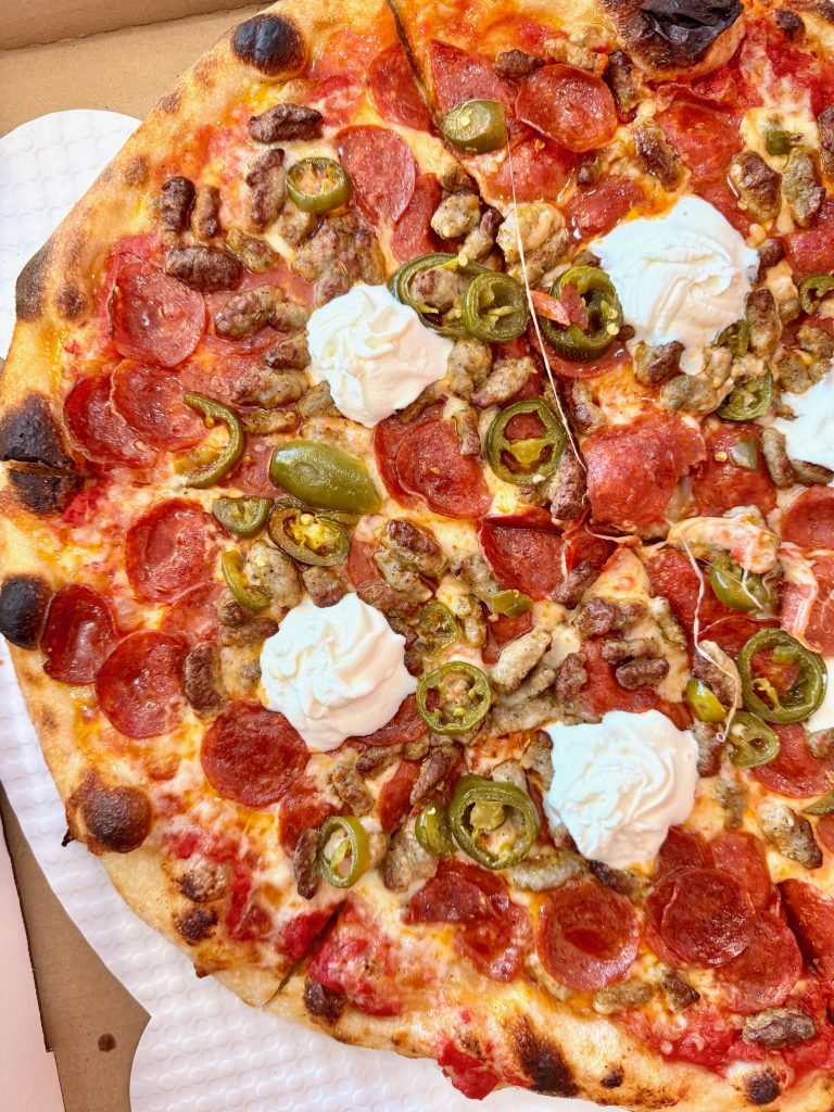 Big Oven Pizza San Diego - photo of the Wise Guy Pizza taken by foodfiredup in June of 2025