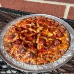 Image of a small pepperoni pizza from Krazy Karls Pizza